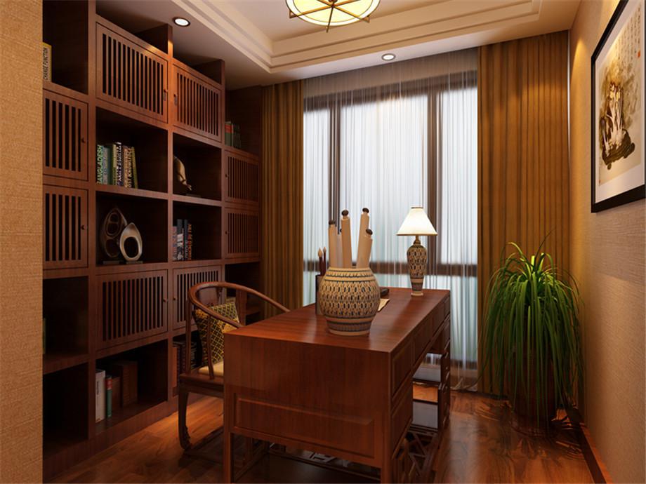 金輝天鵝灣140平新中式風(fēng)格設(shè)計(jì)方案