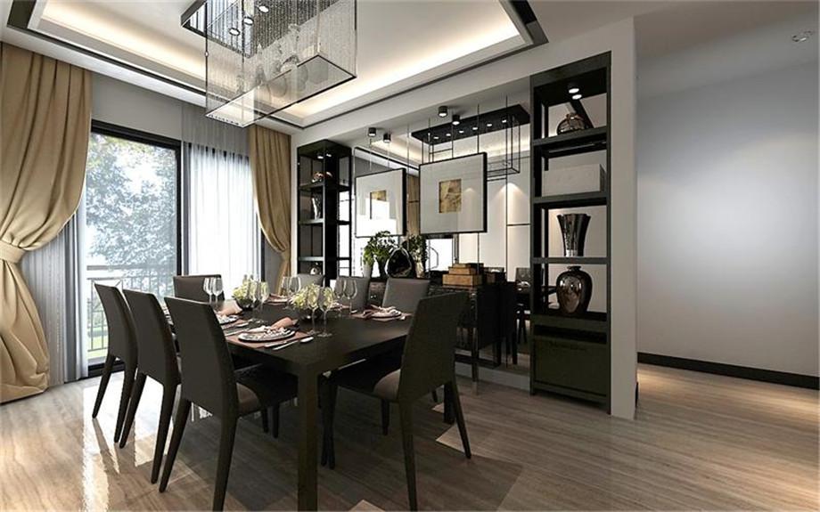 萬象春天小區(qū)120平簡約風格設計方案