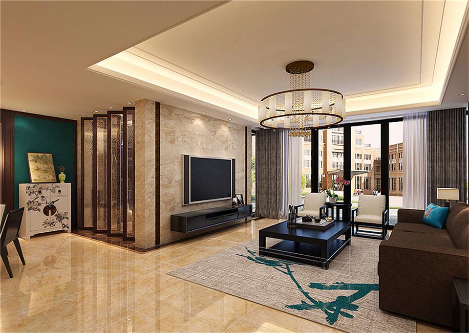 湖城大境  160平米新中式風(fēng)格