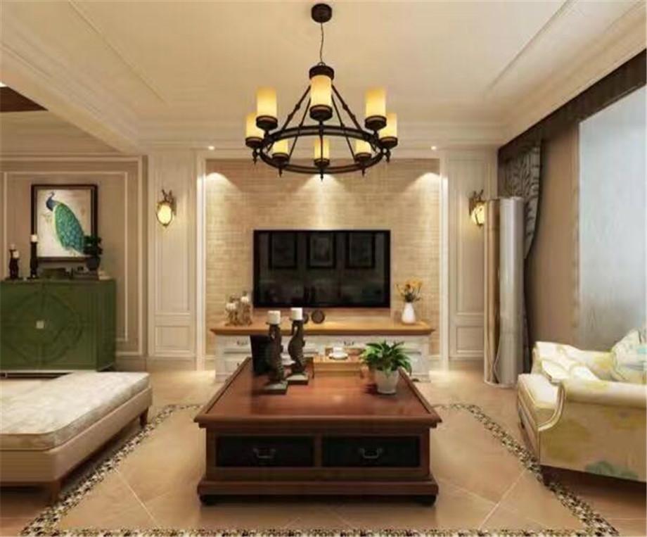 首創(chuàng)漫香郡90平美式風(fēng)格設(shè)計(jì)案例