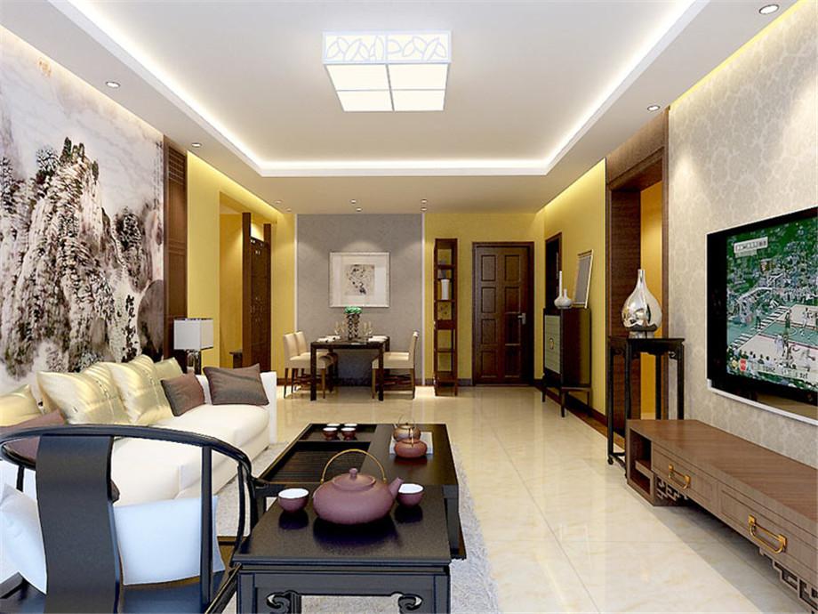 金輝·悅府110平新中式風(fēng)格設(shè)計方案