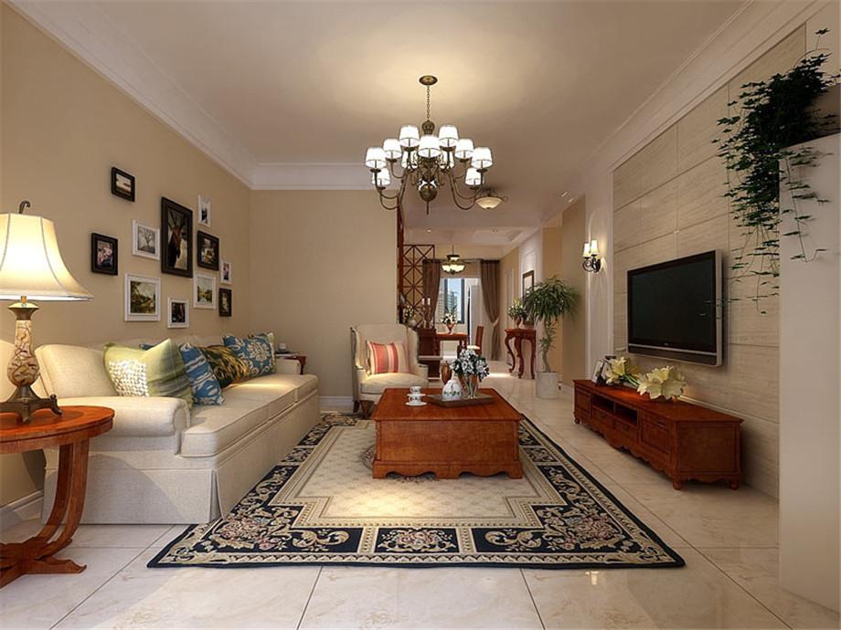 金地芙蓉世家125平美式風(fēng)格設(shè)計方案