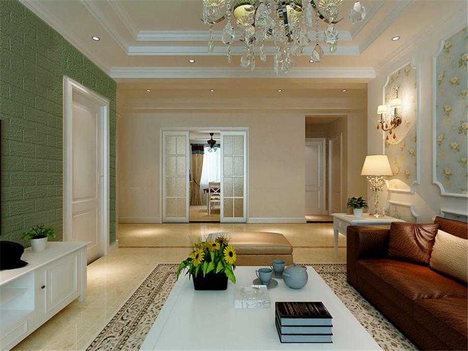 中?！ら_元壹號130平簡歐風(fēng)格設(shè)計方案