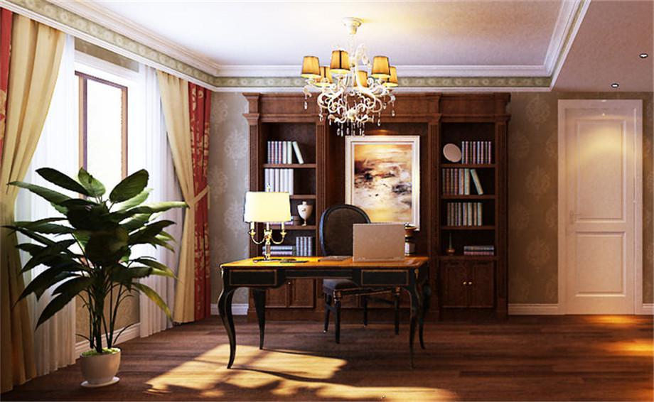 楓葉新都市140平美式風(fēng)格設(shè)計方案