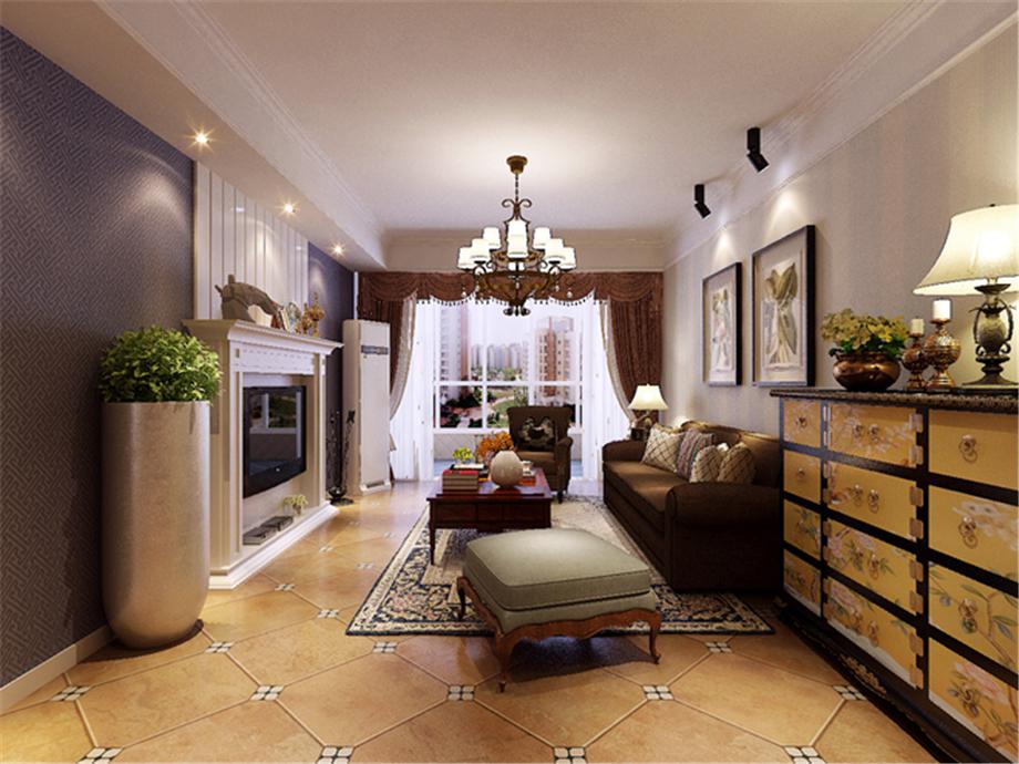 富力城140平美式鄉(xiāng)村風(fēng)格設(shè)計方案