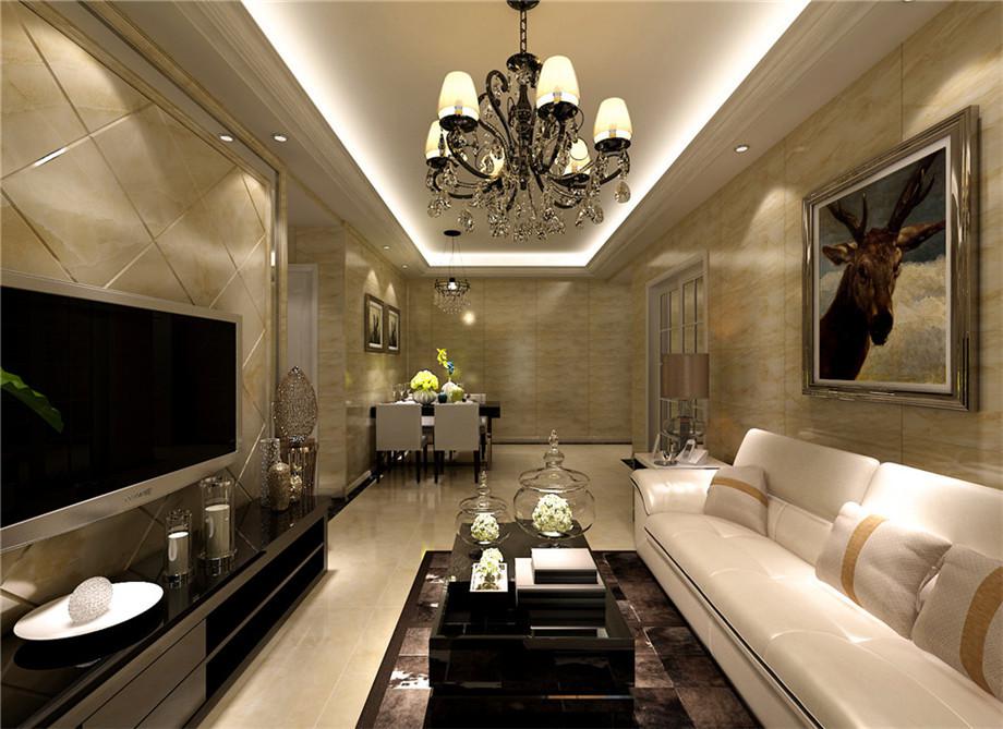 金輝悅府117平米現(xiàn)代設計方案