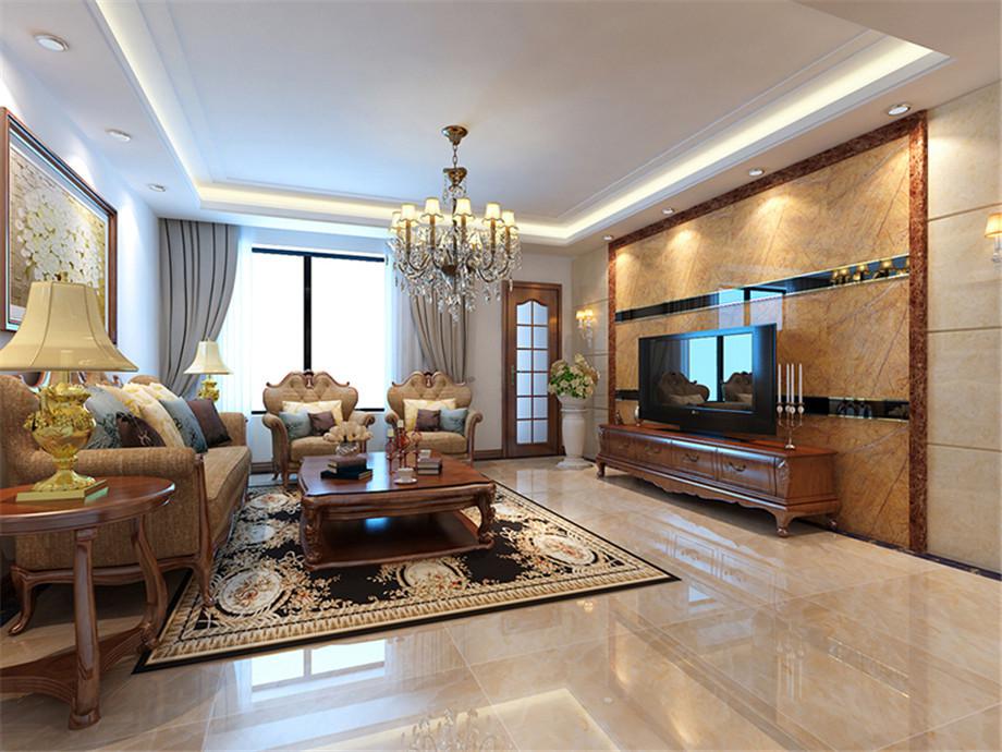 楓葉新都市140平歐式風(fēng)格設(shè)計方案