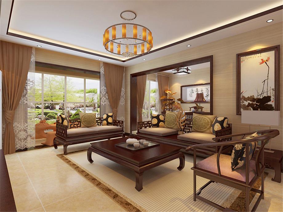 楓葉新都市140平新中式風(fēng)格設(shè)計(jì)方案