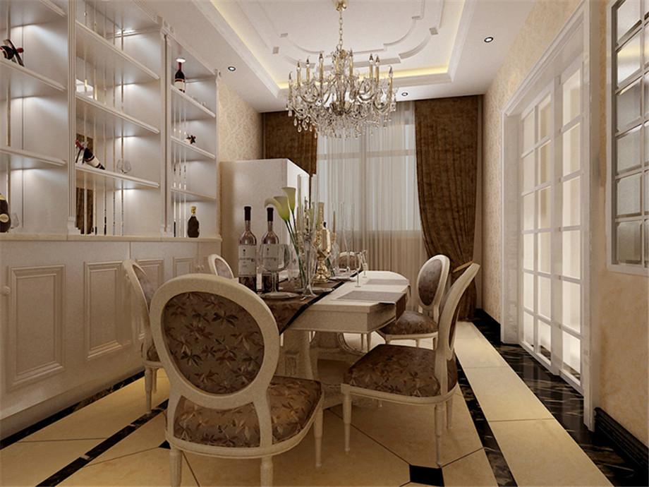 楓葉新都市140平歐式風(fēng)格設(shè)計(jì)方案