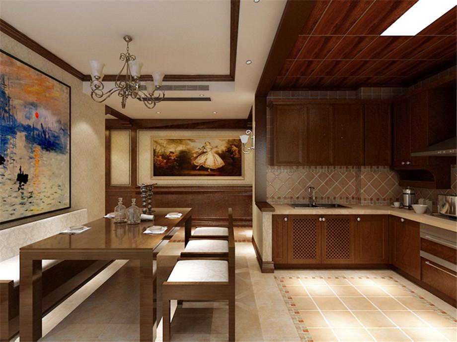 西岸國際花園160平美式風(fēng)格設(shè)計(jì)方案