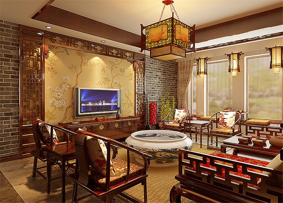 金地湖城大境108平新中式風格設(shè)計方案