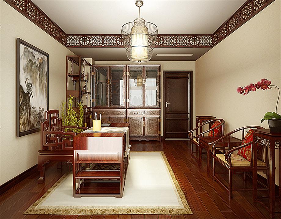 金地湖城大境108平新中式風格設(shè)計方案