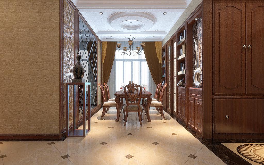 曲江碧林灣  140歐式   半包 造價(jià) 7.6