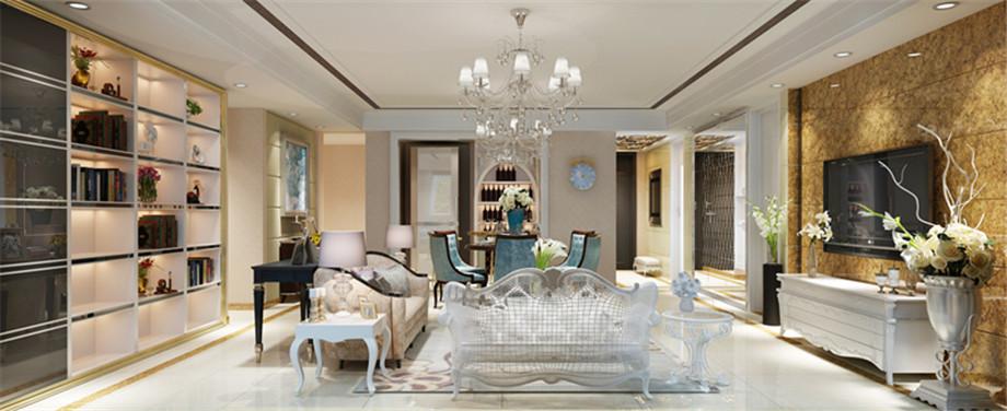 楓葉新都市140平歐式風(fēng)格設(shè)計(jì)方案