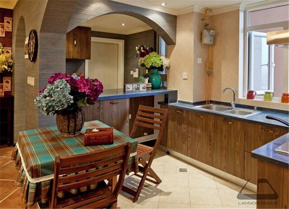 曲江金水灣90平米美式設(shè)計方案