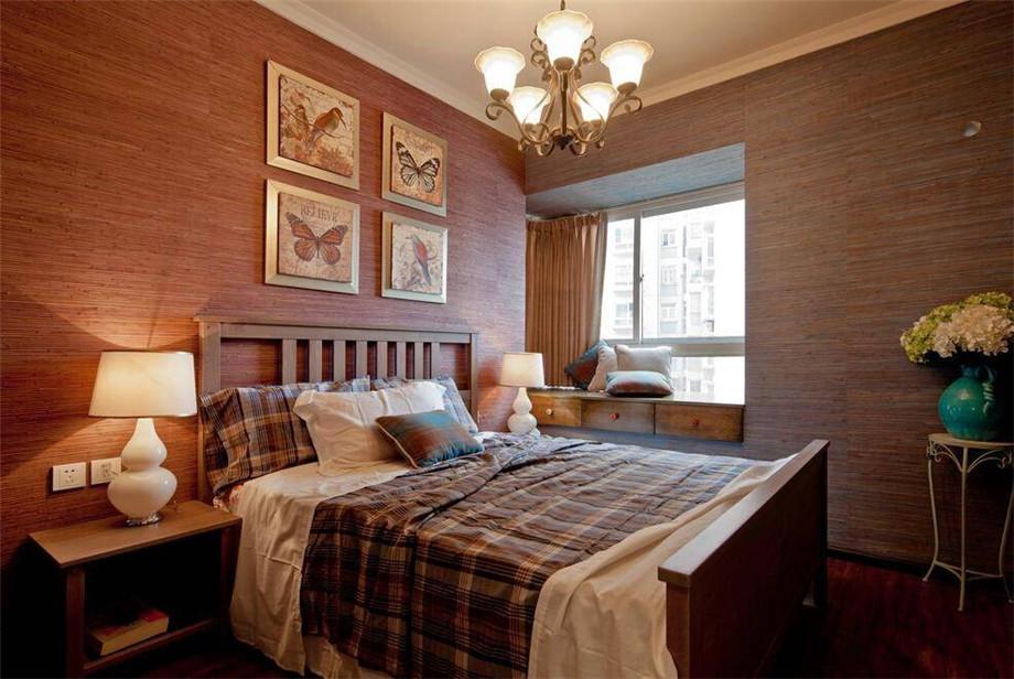 曲江金水灣90平米美式設(shè)計方案