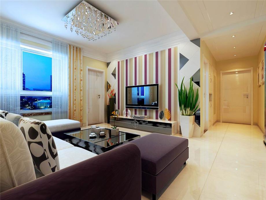 銘城國(guó)際社區(qū)105平米現(xiàn)代簡(jiǎn)約設(shè)計(jì)方案