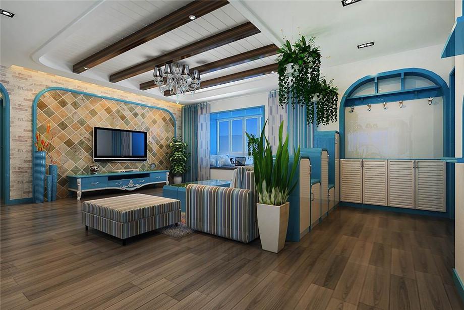 諸子階168平米地中海設(shè)計(jì)方案