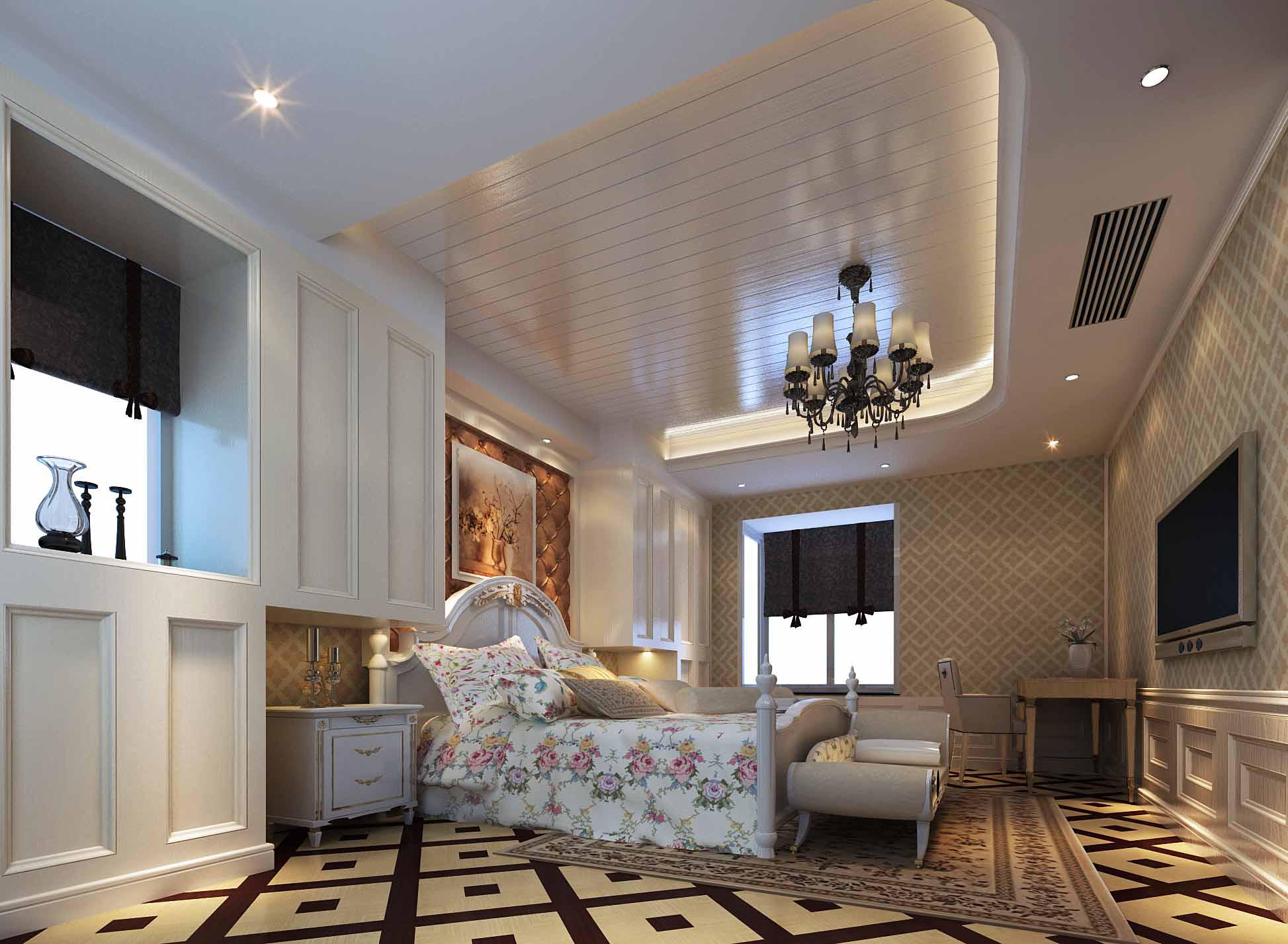 白樺林間180平米簡(jiǎn)歐風(fēng)格設(shè)計(jì)方案