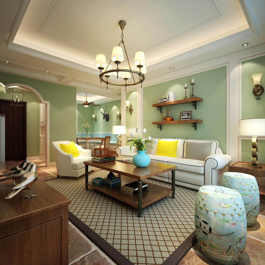 中冶一曲江山/120平方/美式風格