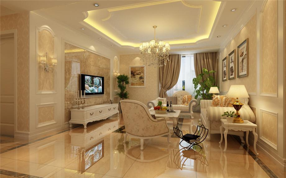 文景小區(qū)127平米歐式設(shè)計方案