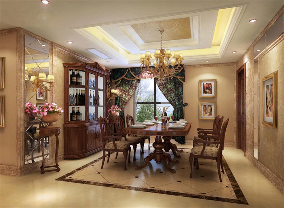 首創(chuàng)國際城161平美式風(fēng)格設(shè)計(jì)方案