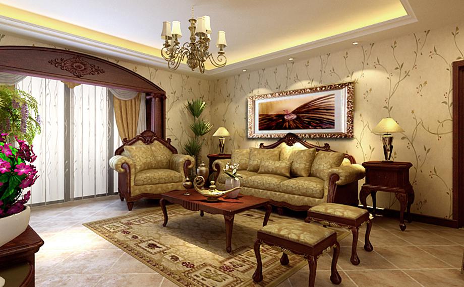 曲江南苑160平米美式風(fēng)格