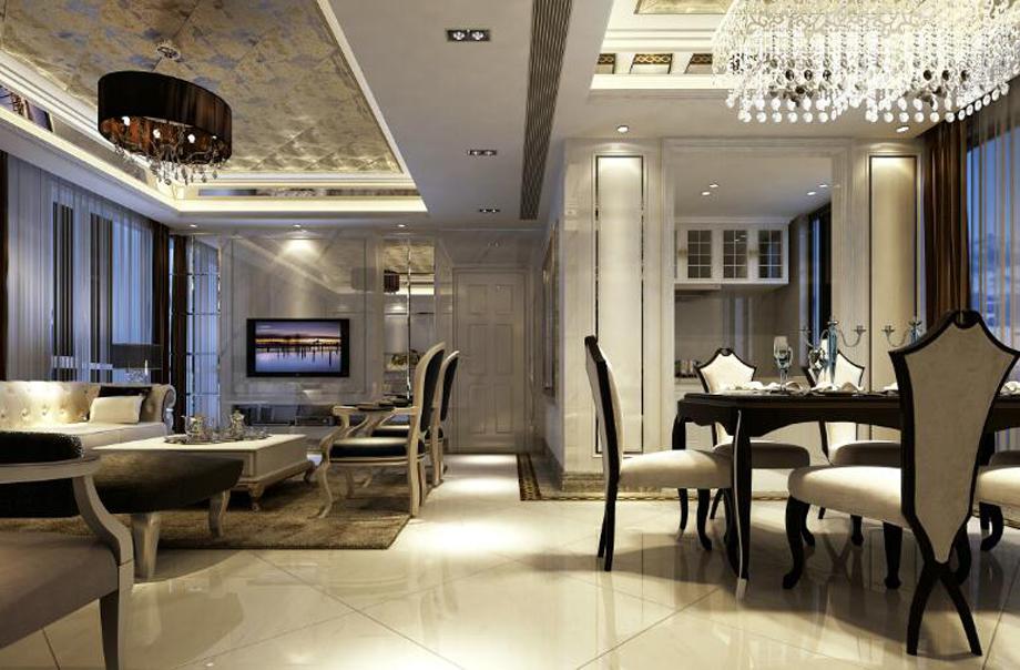 華潤二十四城150平米簡約歐式