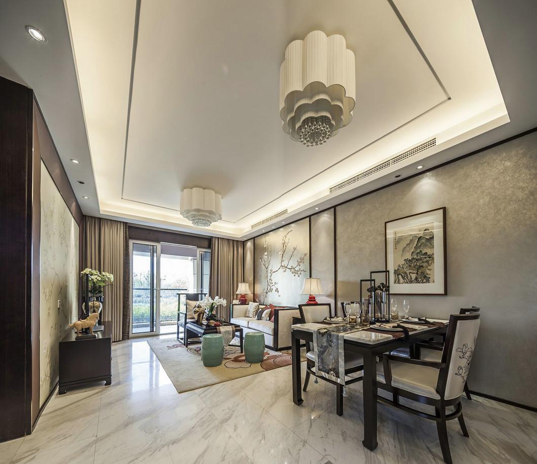 海德堡110平米現(xiàn)代新中式