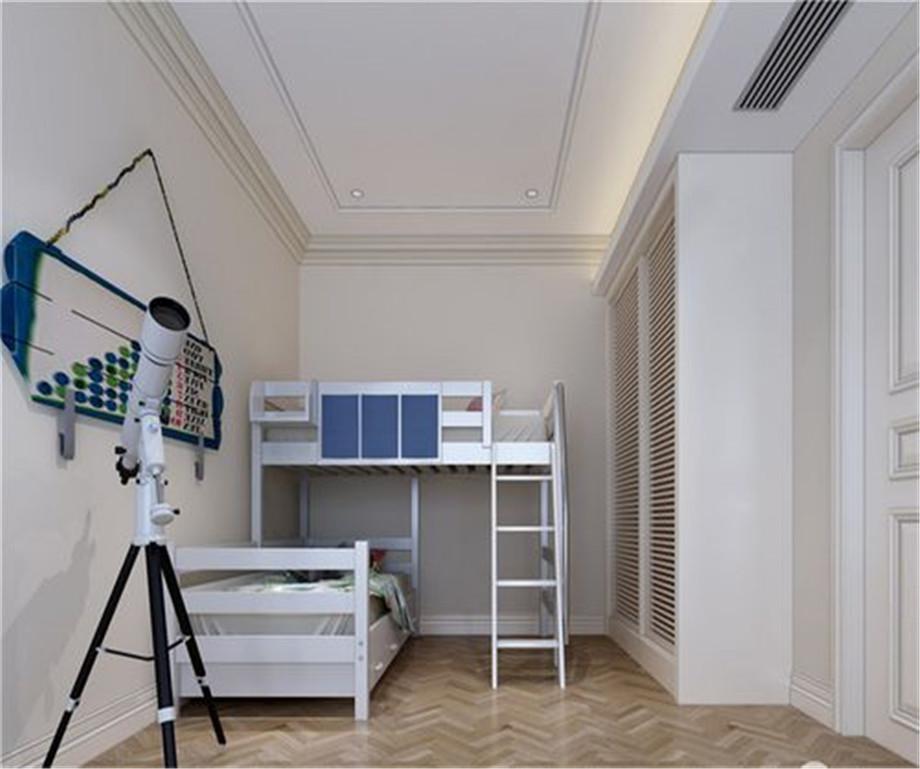 中海開元壹號128平方歐式風格設(shè)計方案