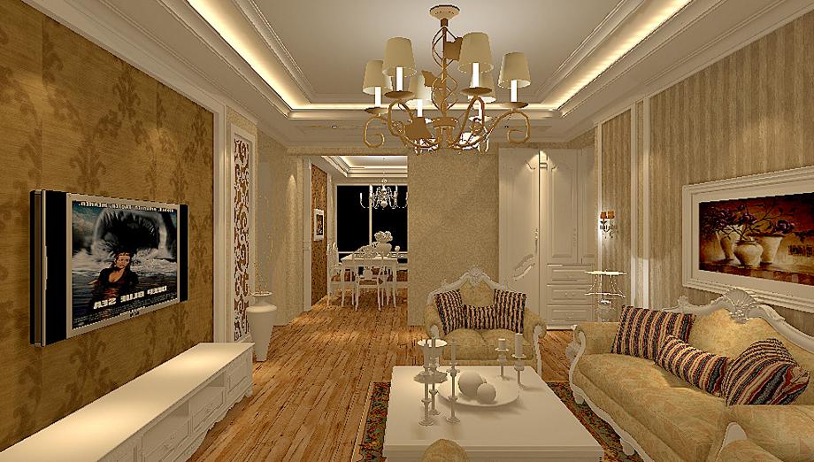 大華公園世家105平米簡(jiǎn)歐風(fēng)格