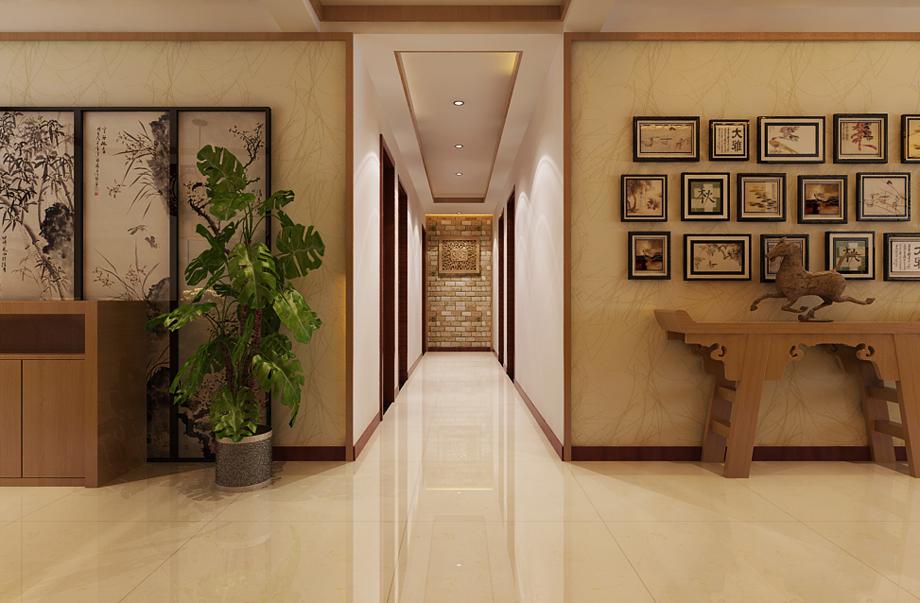 西北工業(yè)大學(xué)180平米新中式風(fēng)格