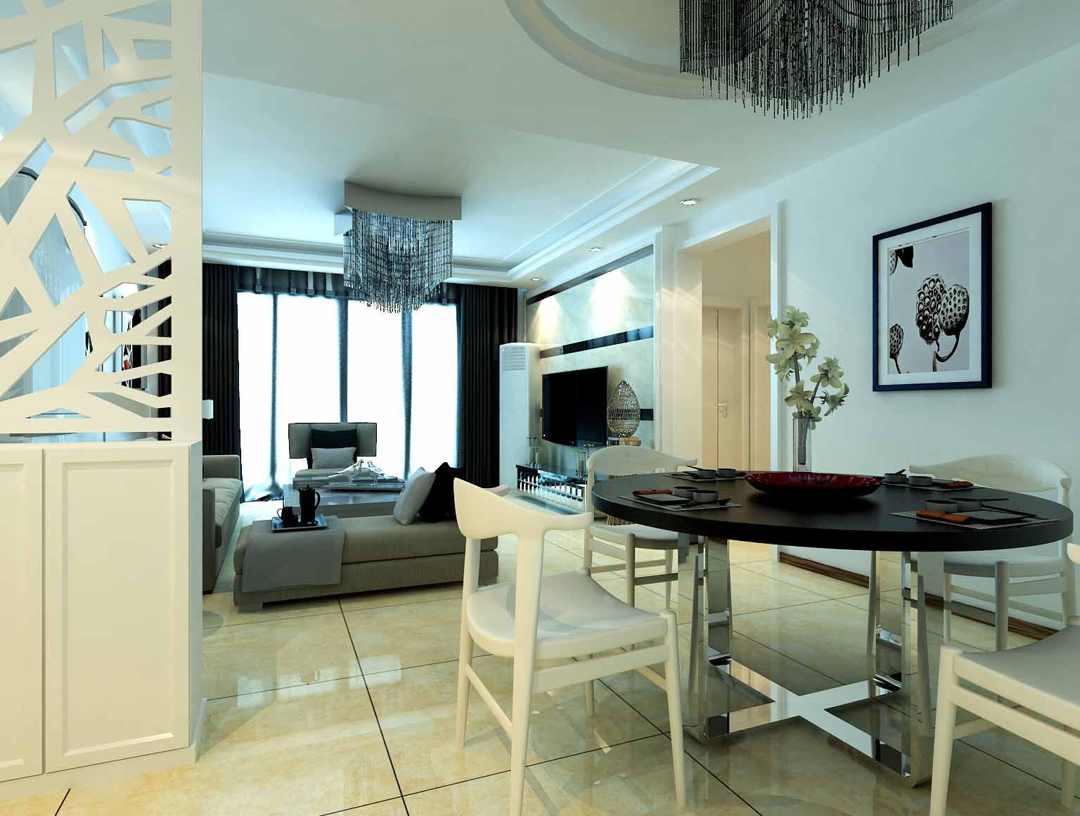 宮園壹號(hào)125平米簡(jiǎn)約風(fēng)格設(shè)計(jì)方案