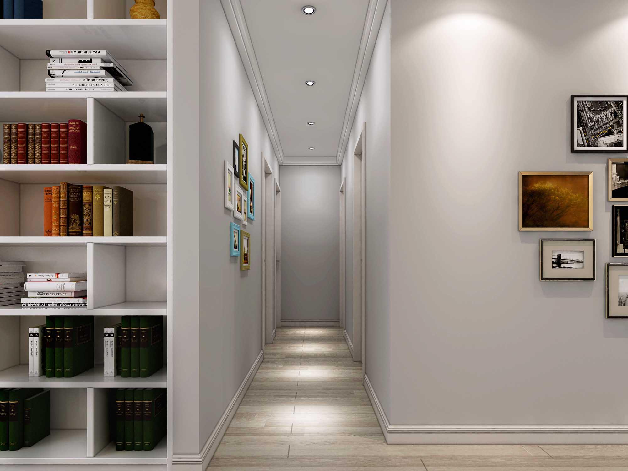 御錦城小區(qū)115平米現(xiàn)代簡約風格設計方案