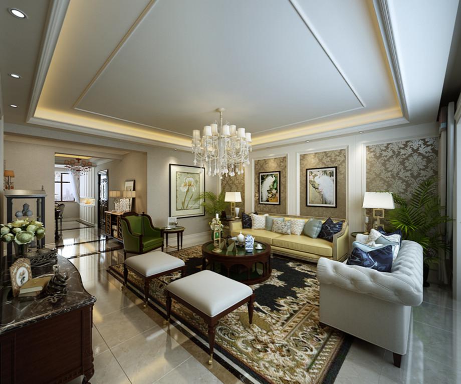 湖城大鏡243平美式風(fēng)格設(shè)計方案