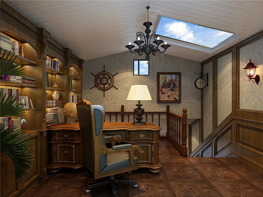 龍湖花千樹280平米美式設(shè)計(jì)方案