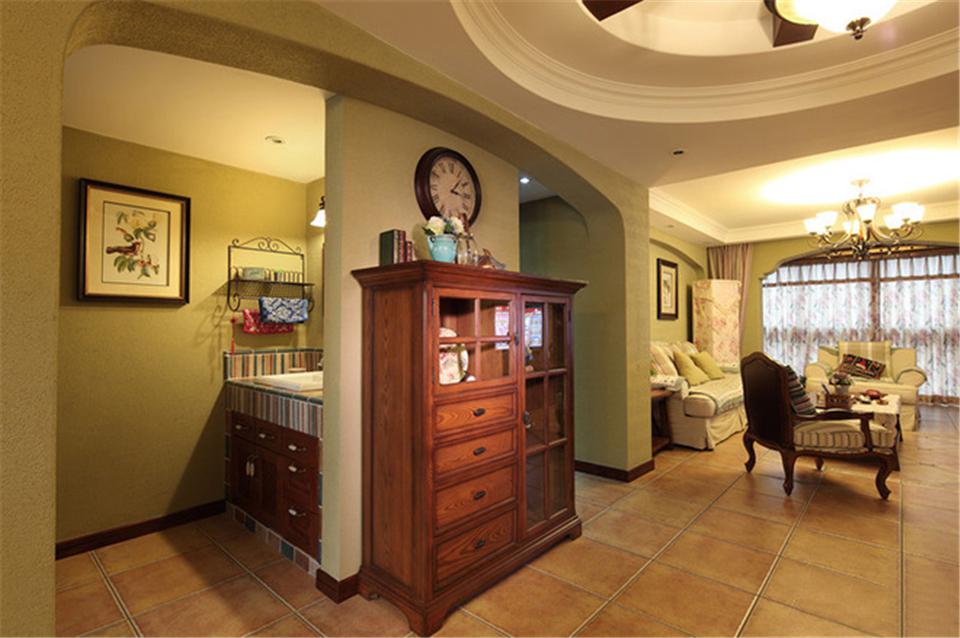 陽光城麗茲公館118平米美式鄉(xiāng)村風格設(shè)計方案