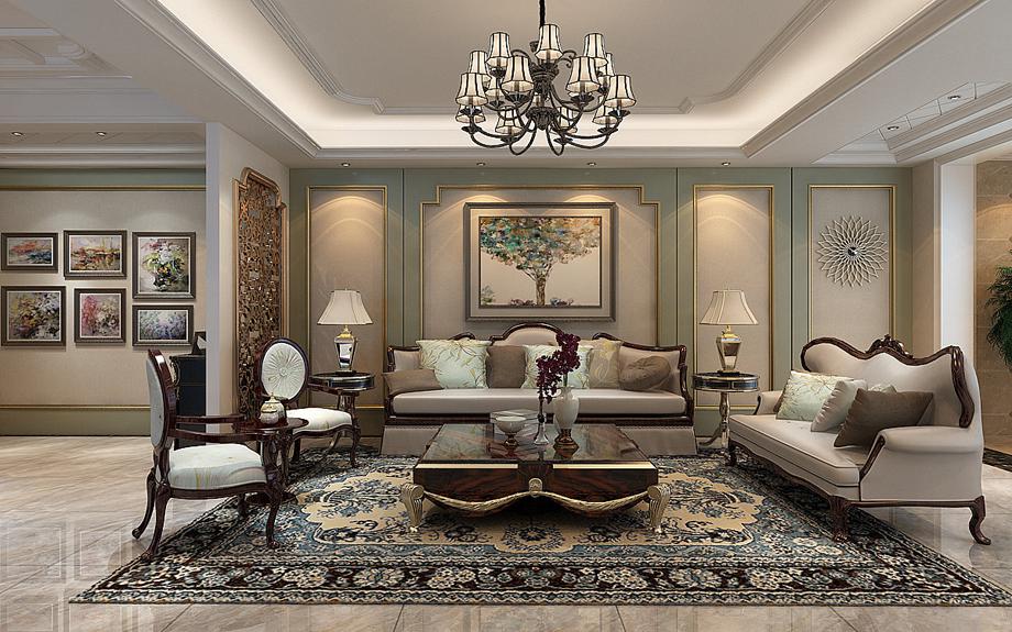 政治學(xué)院家屬院151平米簡歐風(fēng)格設(shè)計方案