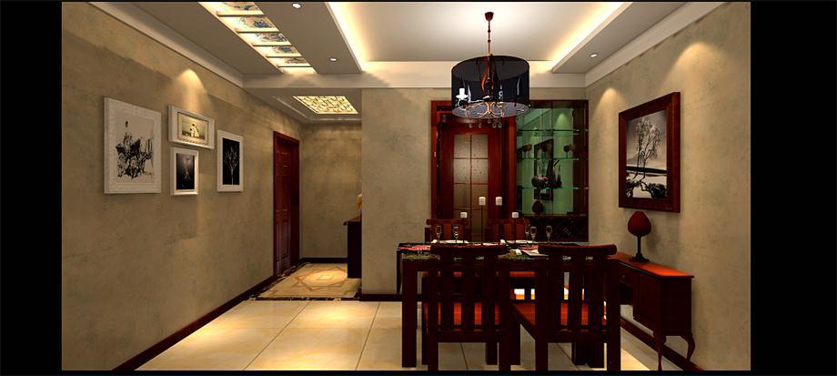 西航外招小區(qū)134平米中式風(fēng)格4.5萬