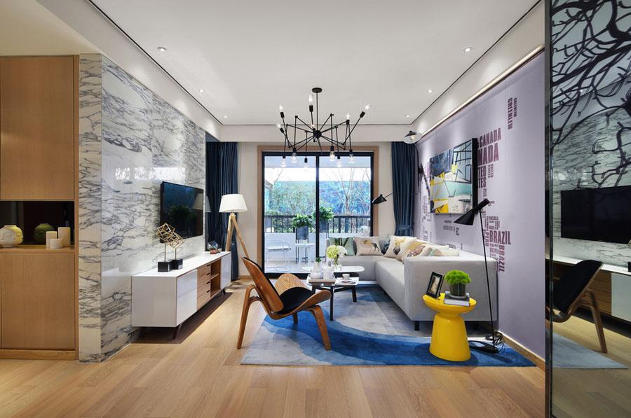 金科天籟城130平米15萬(wàn)現(xiàn)代風(fēng)格