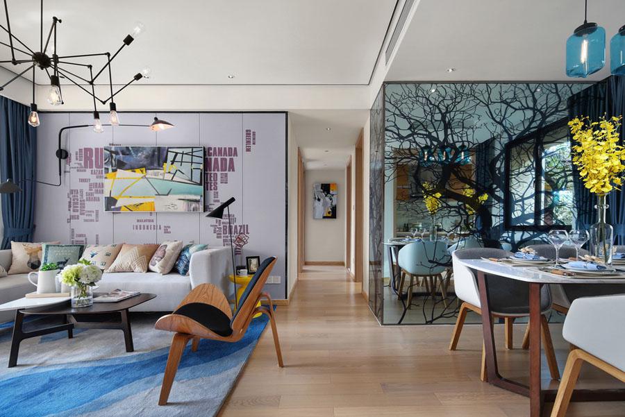 金科天籟城130平米15萬(wàn)現(xiàn)代風(fēng)格