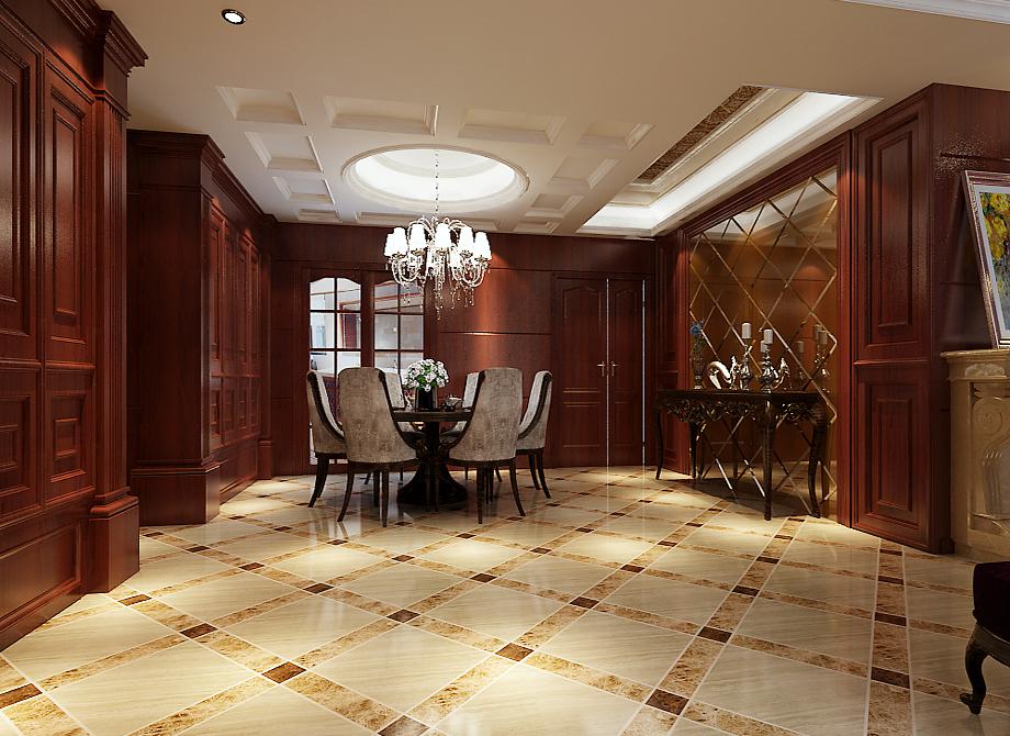 曲江風景線230平米美式鄉(xiāng)村風格