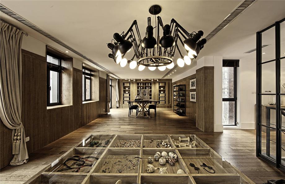 綠地曲江銘城小區(qū)130平米現(xiàn)代設(shè)計風(fēng)格