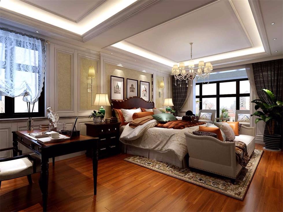 龍湖花千樹140平米美式風(fēng)格