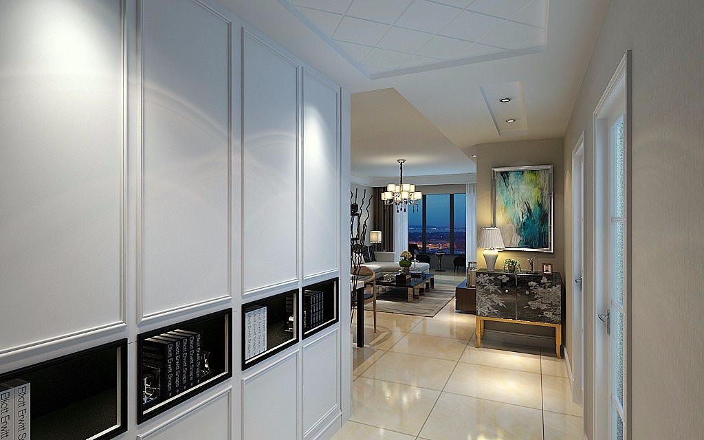 航都綠洲108平米簡約風(fēng)格