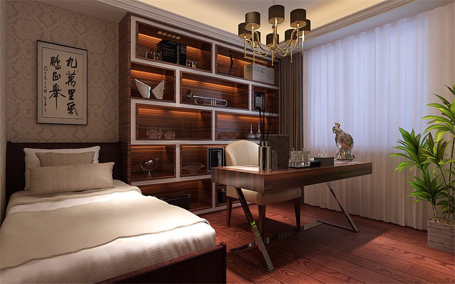 中華世紀(jì)城120平簡(jiǎn)歐風(fēng)格設(shè)計(jì)方案