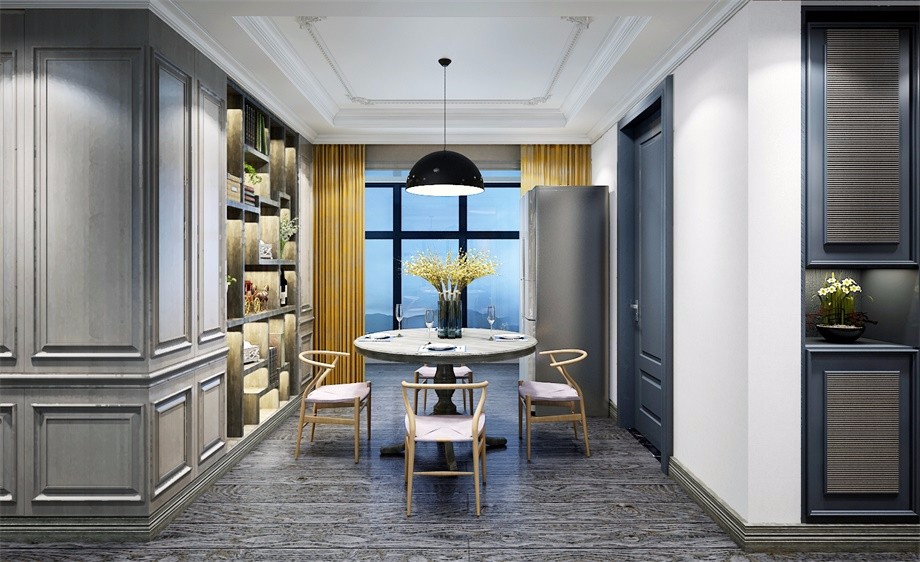 鑫苑大都匯114平歐式風(fēng)格設(shè)計方案