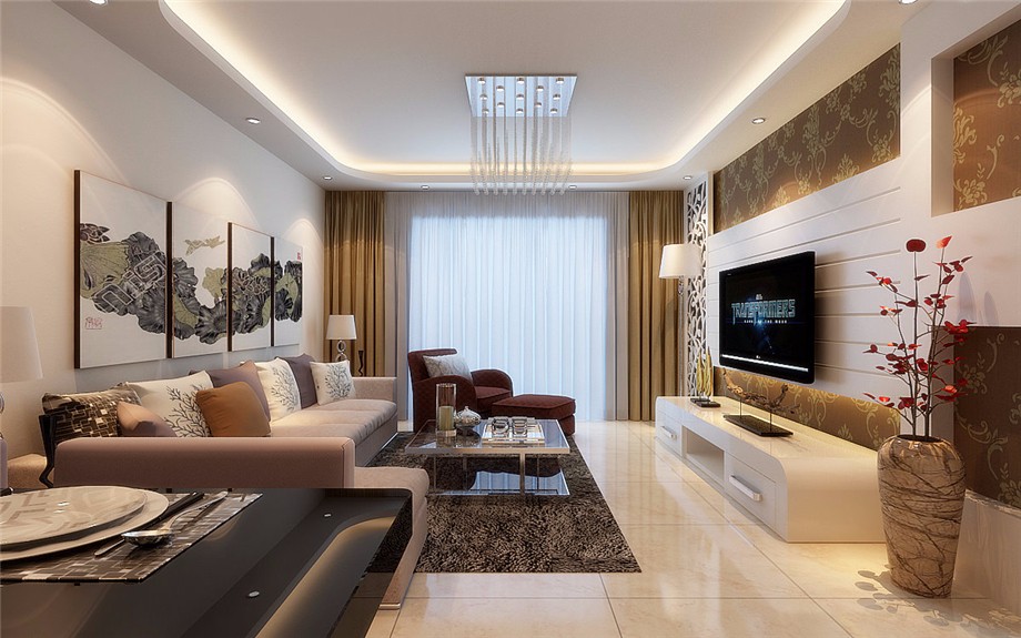 曲江公館140平簡(jiǎn)約風(fēng)格設(shè)計(jì)方案