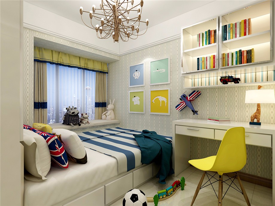 曲江綠地名城128平米簡約風格