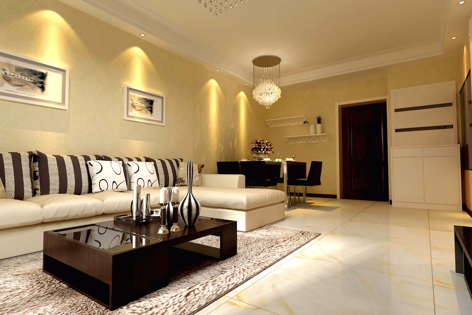 天朗藍(lán)湖樹98平米現(xiàn)代簡約風(fēng)格設(shè)計(jì)方案